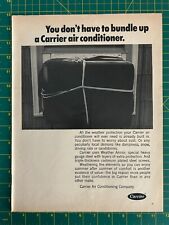 1968 De colección Carrier Air Conditioning Company ventana aire acondicionado anuncio impreso X1 segunda mano  Embacar hacia Argentina