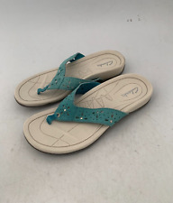 Clarks womens teal for sale  NORTHAMPTON