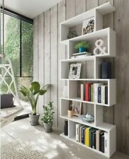 Libreria Moderna in legno scaffale mensola libri camera soggiorno salotto bianco usato  Dozza