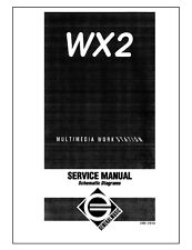 GEM WX-2 Service Manual Schematic Diagrams Schaltplan Schema elettrico WX2 usato  Italia
