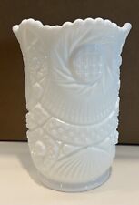 Used, Vintage Kimple Milk Glass Sunburst Celery Dish White Vase for sale  Shipping to South Africa