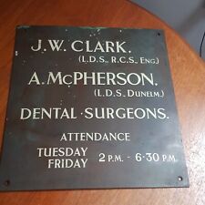 Antique dentist sign for sale  Shipping to Ireland