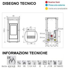 Stufa pellet edilkamin usato  Francavilla Fontana