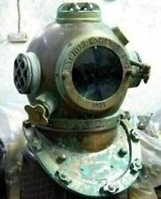 Casco antiguo de buceo marca V vintage marino de EE. UU. casco de buceo profundo marino raro, usado segunda mano  Embacar hacia Argentina