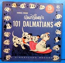 CANÇÕES DE WALT DISNEY'S 101 DÁLMATAS 7" 1961 ORIGINAL BOM ESTADO MUITO BOM/MUITO BOM+!! comprar usado  Enviando para Brazil