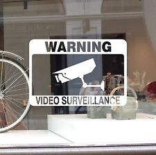 Warning video surveillance d'occasion  Expédié en Belgium