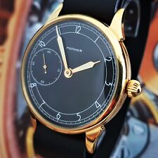 Reloj de pulsera mecánico estilo vintage MOLNIJA 3602 estuche dorado de la URSS segunda mano  Embacar hacia Argentina