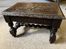 oak footstool antique for sale  LAURENCEKIRK