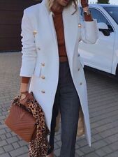 White leather trench for sale  Shipping to Ireland