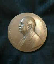Occasion, Rare Médaille bronze 97mm Jose da silva paranhos Rio Brésil par Louis Bottee d'occasion  Plémet