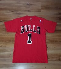 Camiseta Adidas Chicago Bulls Derick Rose para Hombre Talla M Roja NBA #1, usado segunda mano  Embacar hacia Argentina