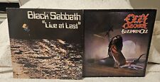 Ozzy Osbourne, Blizzard Of Ozz 81 - Black Sabbath, Live at Last 80-Vinyl LP comprar usado  Enviando para Brazil