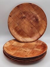 wooden plates set 8 for sale  Creighton
