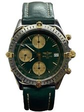 Relógio masculino automático Breitling Chronomat B13048 mostrador verde comprar usado  Enviando para Brazil