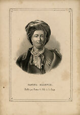 Antiguo estampado maestro-retrato del editor Daniel Elzevier-Picart-último ca. 1840 segunda mano  Embacar hacia Argentina