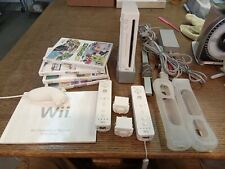 Usado, Consola Nintendo Wii Blanca RVL-001 Paquete PROBADO Motion Plus 4 Juegos  segunda mano  Embacar hacia Argentina