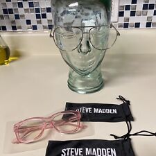 Óculos digitais Steve Madden luz azul com armações rosa claro e aviadores comprar usado  Enviando para Brazil