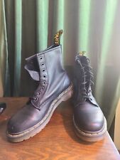 Dr. Martens Original Womens Size 8 Leather Black Combat Boots (2008) for sale  Shipping to South Africa