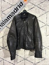 ARMANI JEANS REAL LEATHER GENUINE SKIN BIKER JACKET na sprzedaż  PL