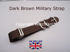 Brown military watch for sale  STOKE-ON-TRENT