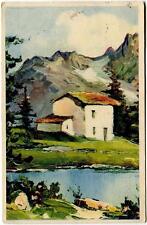 1940 panorama montagna usato  Italia