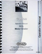 Galion 503L Grader Owners Operators Manual for sale  Shipping to South Africa