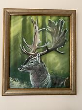original stag painting for sale  MANCHESTER