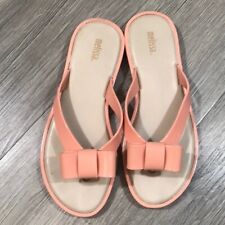 Sandálias estilo flip flop Melissa mini arco pêssego tamanho 6 comprar usado  Enviando para Brazil