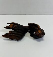 Used, VTG Japanese Cryptomeria Koi Fish Wood Figurine Mid Century Folk Art Japan for sale  Shipping to South Africa