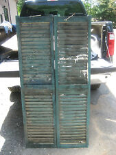 Pair c1880 louvered for sale  Tolland