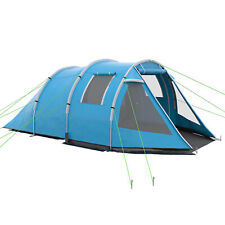 Outsunny 3-4 Persons Tunnel Tent, Two Room Camping Tent w/ Windows Refurbished for sale  Shipping to South Africa