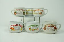 set 6 soup mugs bowls for sale  Kuna