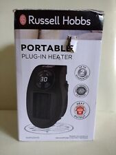 Used, Russell Hobbs Electric Heater 500W Plug-In Wall Portable, 2 Fan Speeds RHPH2001B for sale  Shipping to South Africa