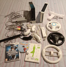 Used, NNINTENDO WII 2 CONSOLES + CONTROLLER + NUNCHUK + GAMES + ACCESSORIES / WORKS for sale  Shipping to South Africa