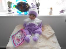 Hand knitted lilac for sale  SPALDING