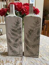 Pottery Vases With Fern Decoration for sale  Shipping to South Africa