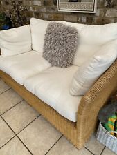 Rattan seater sofa for sale  ILFORD
