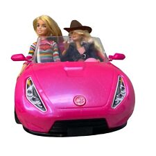 2016 Mattel Sparkle Pink Cabrio Samochód sportowy Pojazd 2 Lalki Barbie na sprzedaż  Wysyłka do Poland