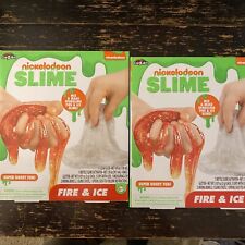 Cra-Z-Art (Nickleodeon Slime) Fire & Ice Medium Box Kit Lot Of 2 NIP, used for sale  Shipping to South Africa
