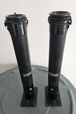 Two (2) Black Traxstech Single Lift & Turn Rod Holder with Slide-In Base #RH1, used for sale  Shipping to South Africa