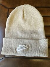 Nike beige beanie for sale  LEIGHTON BUZZARD