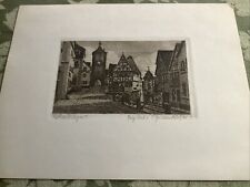 signed etching for sale  Hope