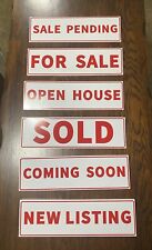 6 real estate sign riders for sale  Portage