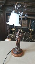 Stunning Vintage Art Nouveau Style Figurine Table Lamp , used for sale  Shipping to South Africa