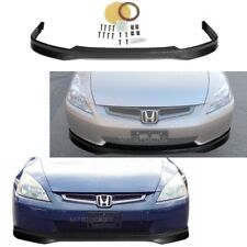 For 03-05 Honda Accord 4 Door ONLY Type R Style Front Bumper Lip Spoiler Chin PP for sale  Shipping to South Africa
