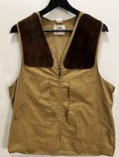 Vintage Duxbak Outdoors Hunting Shooting Zip Up Vest Men Size Med for sale  Shipping to South Africa
