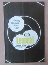 Vintage leupold golden for sale  Shipping to Ireland