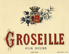 Etiquette label sirop d'occasion  Albertville