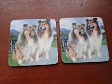 Shetland sheepdog coaster for sale  RICHMOND