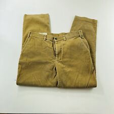 Orvis Corduroy Pants Beige Flat Front Mens Size 36x32 for sale  Lexington
